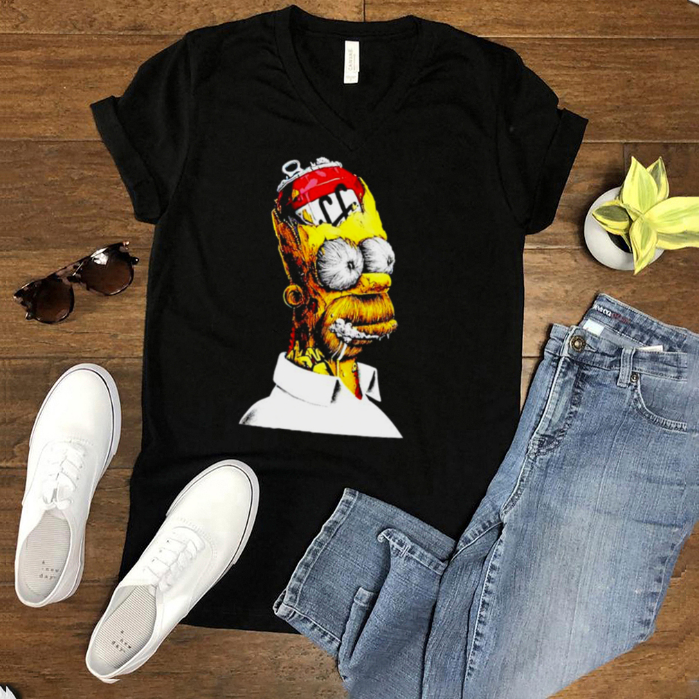 Homer Simpson With Beer 2D Multicolor shirt Homer Simpson With Beer 2D Multicolor shirt