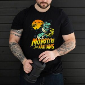 Horror Psychobilly Punk Monsters And Martians T shirt