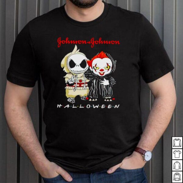 Jack Skellington and Pennywise Johnson Johnson Halloween hoodie, sweater, longsleeve, shirt v-neck, t-shirt