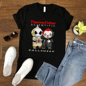 Jack Skellington and Pennywise Thermo Fisher Scientific Halloween hoodie, sweater, longsleeve, shirt v-neck, t-shirt
