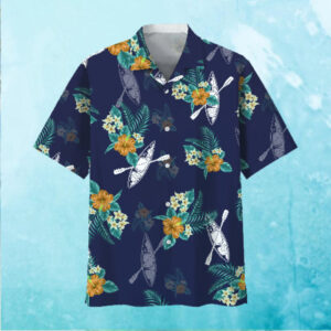 Kayaking blue Hawaiian Tropical Hawaiian Shirt