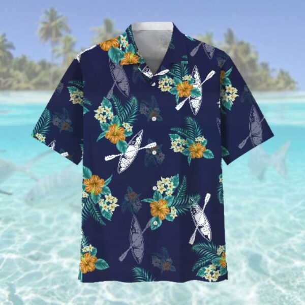 Kayaking blue Hawaiian Tropical Hawaiian Shirt