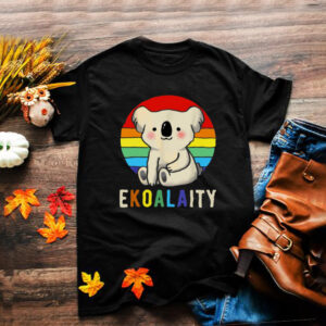 Lgbt Koala Bear Rainbow Flag Gay Vintage T shirt