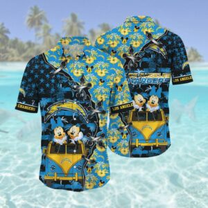 Los Angeles Chargers NFL Hawaii Shirt Style Hot Trending 3D Hawaiian Shirt 2 Los Angeles Chargers NFL Hawaii Shirt Style Hot Trending 3D Hawaiian Shirt
