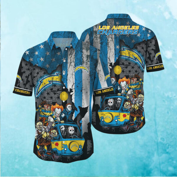 Los Angeles Chargers NFL Hawaiian Shirts Style Hot Trending