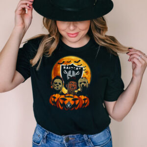 Michael Myers Freddy Krueger Jason Voorhees Oakland Raiders Halloween shirt