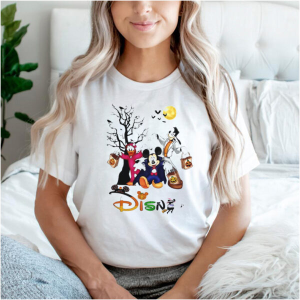 Mickey mouse and Duck and Goofy Disney Happy Halloween hoodie, sweater, longsleeve, shirt v-neck, t-shirt