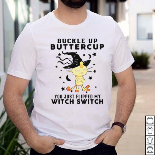 Monkey Buckle Up Buttercup You just Flipped My Witch Switch Halloween T hoodie, sweater, longsleeve, shirt v-neck, t-shirt