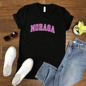 Moraga California CA Vintage Sports Design Pink Design hoodie, sweater, longsleeve, shirt v-neck, t-shirt