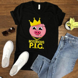 Notorious Pig Farm Pun Old School Rap Hip Hop T shirt