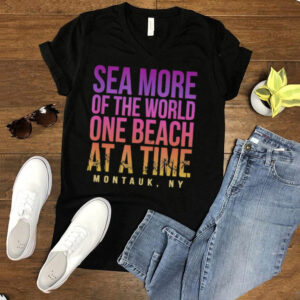 One Beach at a Time Montauk Summer New York Tropical hoodie, sweater, longsleeve, shirt v-neck, t-shirt