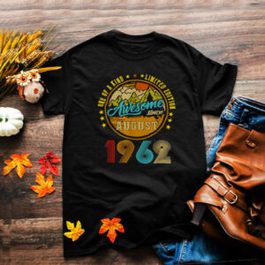 One Of A Kind Limited Edition Awesome Since August 19632 Vintage T Shirt