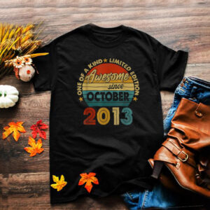 One Of A Kind Limited Edition Awesome Since october 2013 Vintage T Shirt