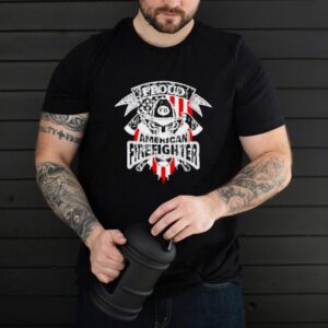 Proud American fighter shirt