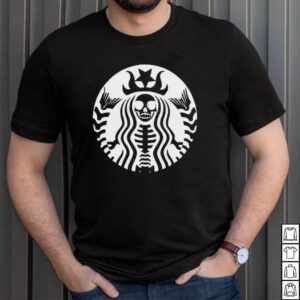 Spooky Starbucks skeleton Halloween shirt