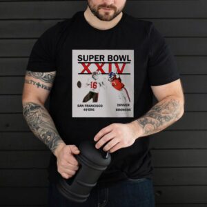 Super Bowl XXIV San Francisco 49ers Denver Broncos shirt