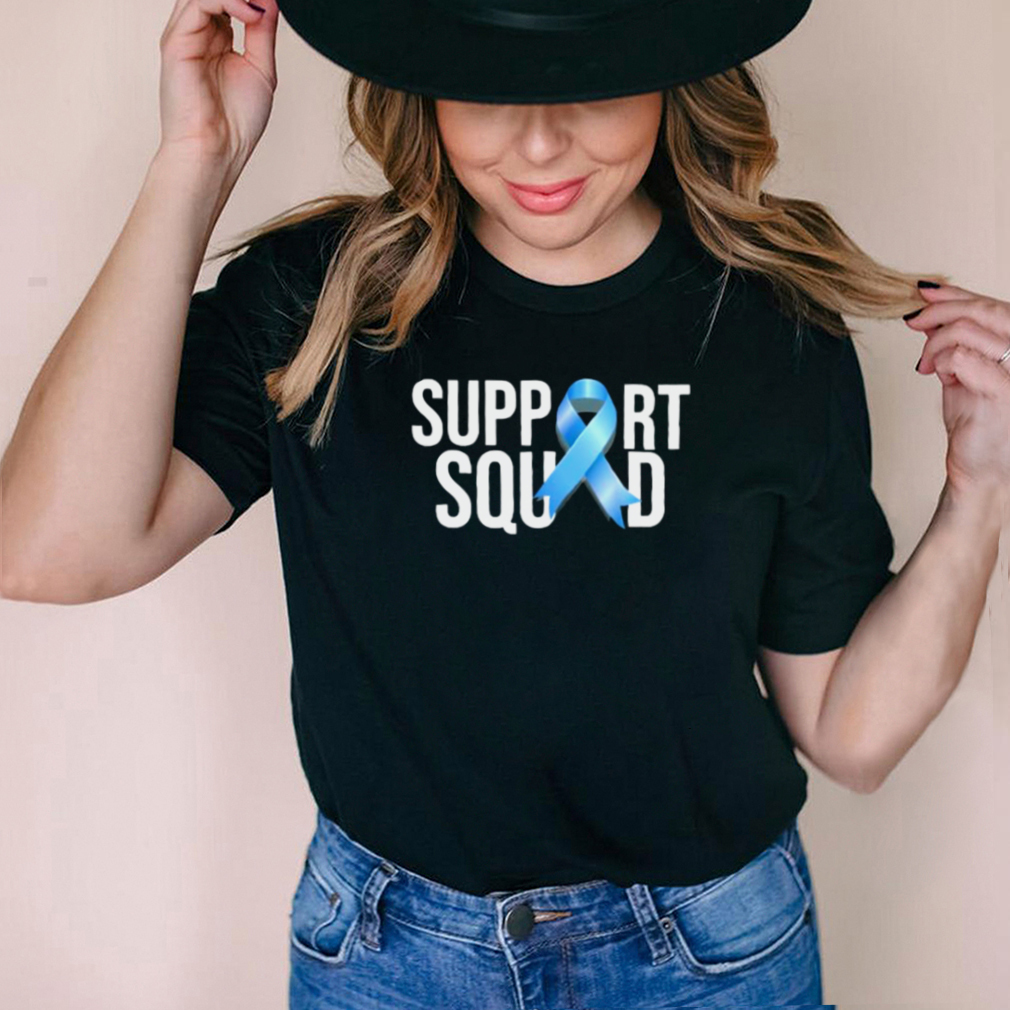 Support Squat Prostate Cancer Awareness Blue Ribbon Survivor T Shirt Support Squat Prostate Cancer Awareness Blue Ribbon Survivor T Shirt