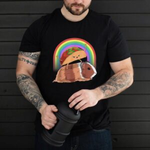 Taco Riding Guinea Pig Rainbow Cute Mexican Food hoodie, tank top, sweater and long sleeve