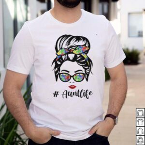 The Girl AuntLife Autism shirt