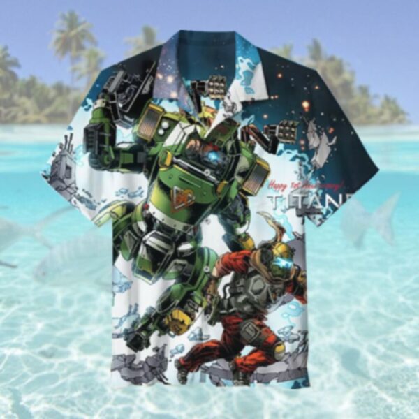 Titanfall Video Game Hawaiian Shirt