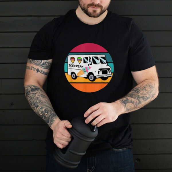 Truck Driver Pastel Hipster Retro Kawaii Ice Cream Truck T Shirt