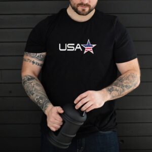 USA Flag With Stars And Stripes T shirt