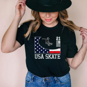 USA Skate Skateboarding Tokyo American Flag 2021 Sports T hoodie, sweater, longsleeve, shirt v-neck, t-shirt