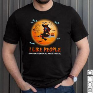 Witch I Like People Under General Anesthesia Halloween T shirt