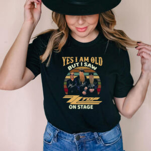 Yes I Am Old But I Saw ZZ Top On Stage Vintage Retro T shirt