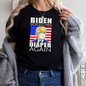 Anti Biden Shirt Biden Face Mask Soiled His Diaper Again T Shirt