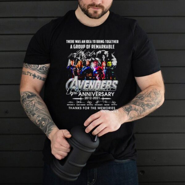 Avengers 9th Anniversary there was an idea to bring together hoodie, sweater, longsleeve, shirt v-neck, t-shirt