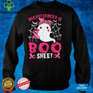 Breast Cancer Is Boo Sheet Pink Ribbon Funny Halloween T Shirt