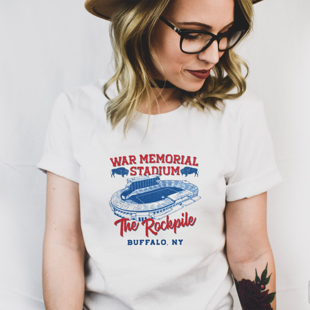 Buffalo War Memorial Stadium The Rockpile Shirt Buffalo war memorial stadium the rockpile shirt