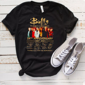 Buffy the Vampire Slayer 24th Anniversary 1997 2021 thank you for the memories shirt