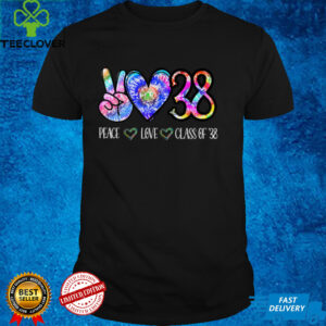 Class Of 2038 Shirt Tie Dye Senior Graduation Class Reunion T Shirt
