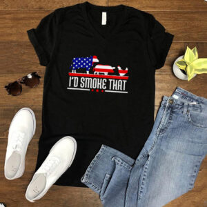 Cow pig and chicken Id smoke that American flag shirt