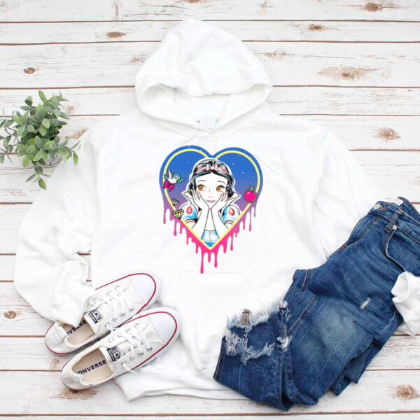 Disney Princess Snow White Pretty Heart Drips T hoodie, sweater, longsleeve, shirt v-neck, t-shirt