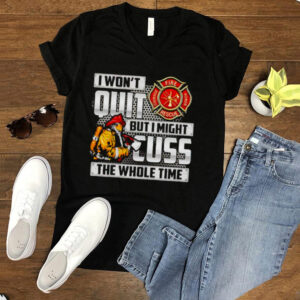 Firefighter I wont quit but I might cuss the whole time hoodie, sweater, longsleeve, shirt v-neck, t-shirt