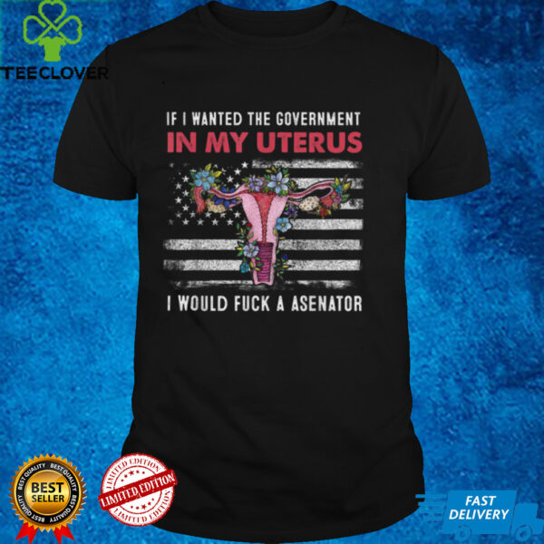 Funny If I Wanted The Government In My Uterus Women protect T Shirt