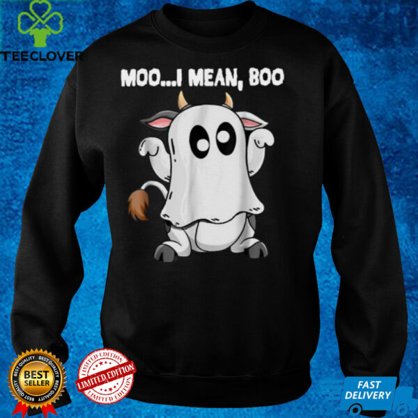 Ghost Cow Moo I Mean Boo Halloween, Cow Lover T Shirt