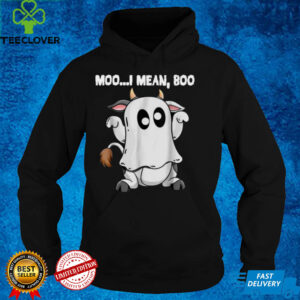 Ghost Cow Moo I Mean Boo Halloween, Cow Lover T Shirt
