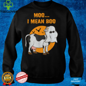 Ghost Cow Moo I Mean Boo T Shirt