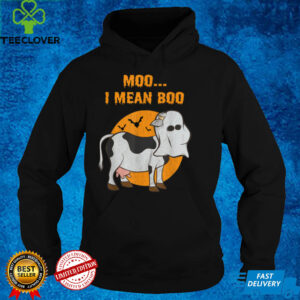 Ghost Cow Moo I Mean Boo T Shirt