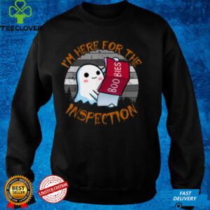 Halloween Ghost I’m Here For The Boobies Inspection Sarcasm T Shirt