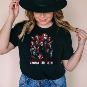 Horror Movies Characters Friday The 13th Halloween Shirt