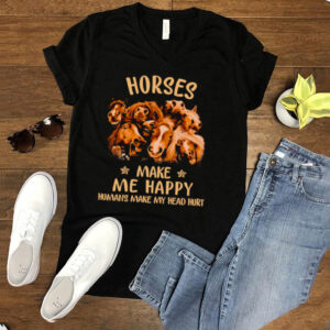Horses Make Me Happy Humans Make My Head Hurt Horse Vintage T hoodie, sweater, longsleeve, shirt v-neck, t-shirt