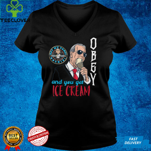 Joe Biden Fauci Ice Cream Funny Sarcastic Vintage Retro Pun T Shirt