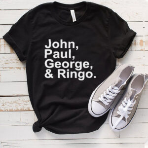John paul george and ringo shirt