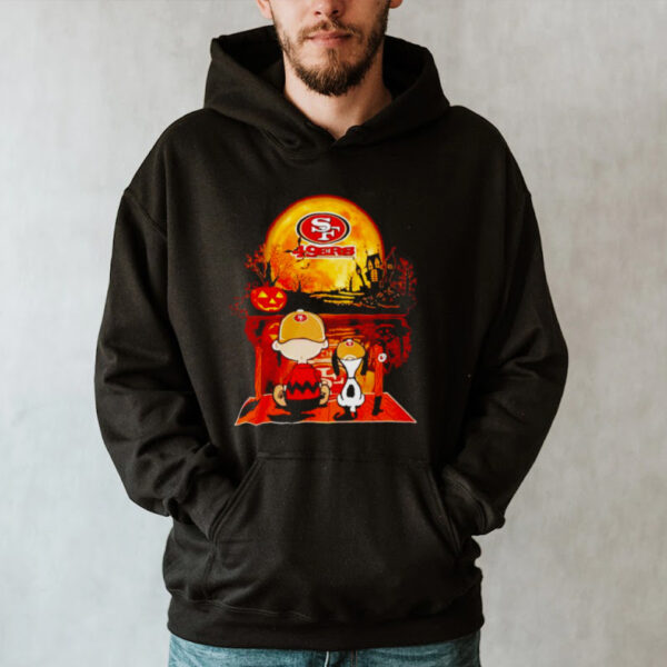 Snoopy and Charlie Brown San Francisco 49ers happy Halloween hoodie, sweater, longsleeve, shirt v-neck, t-shirt