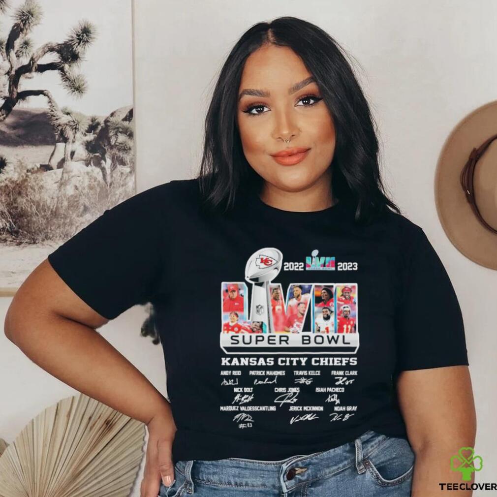 2022 2023 Super Bowl LVII Kansas City Chiefs Players signatures shirt 2022 2023 Super Bowl LVII Kansas City Chiefs Players signatures shirt